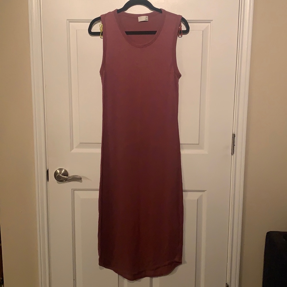 Aritzia Wilfred Mauve Casual Dress